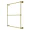Kingston Brass 30" x 32" Wall Mount Towel Rack, Polished Brass DTM32303PB - alternate 1